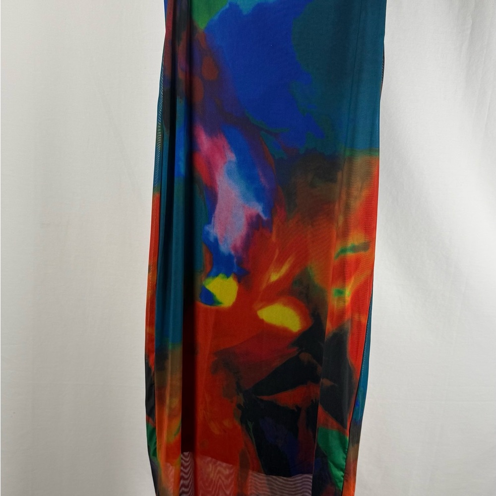 Commense Strapless Multicolor Dress